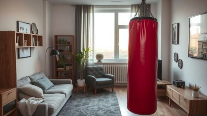 боксерская груша в квартире