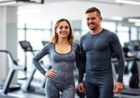 женщина и мужчина в термобелье