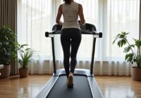 беговая дорожка в комнате