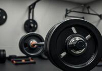 штанга в комнате