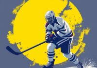 хоккеист в экипировке